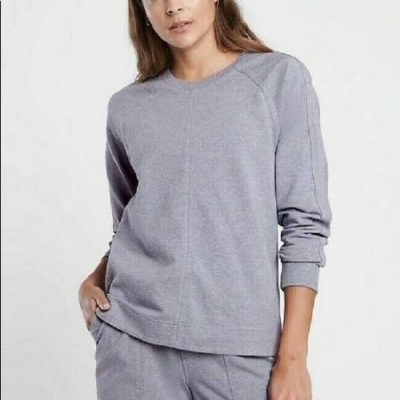 Athleta Tops - Athleta Farallon heathered swing sweatshirt